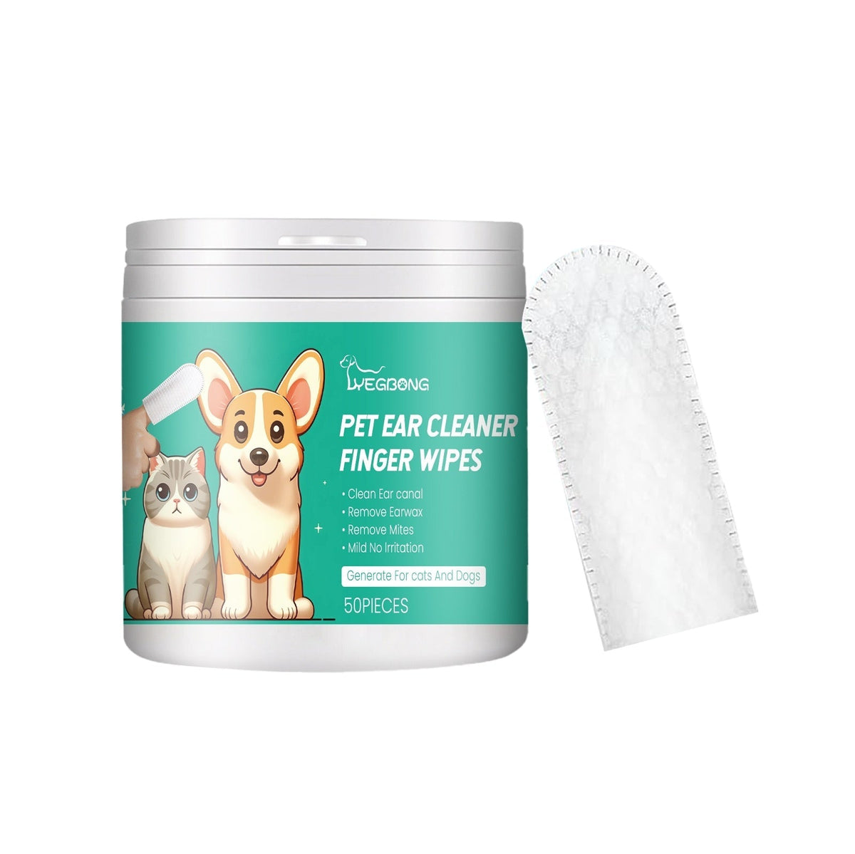 Lingettes Nettoyantes Hydratantes – 50 Tablettes avec Extraits Naturels