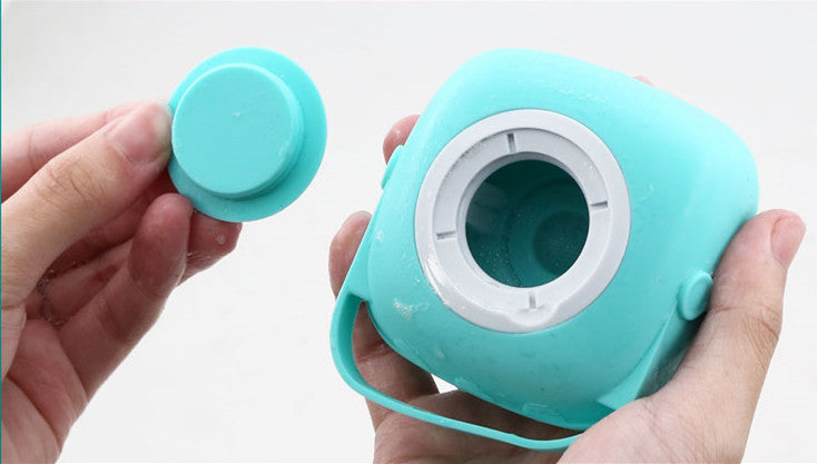 Cepillo de silicona de masaje para el baño de mascotas