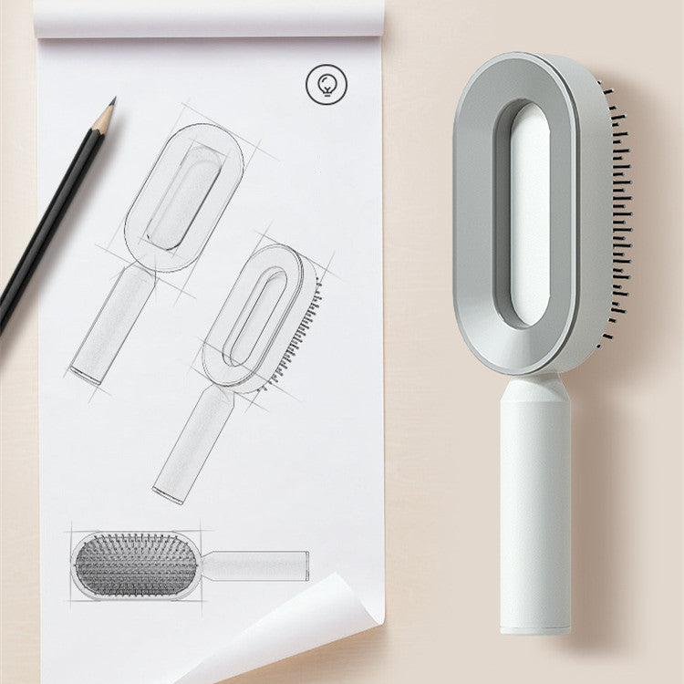 Brosse Auto-Nettoyante 3D – L’Allié Idéal pour des Cheveux Sains et Sans Douleur