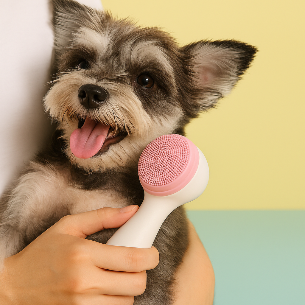 Limpiador de Patas de Silicona para Mascotas – Cepillo de Masaje y Herramienta de Aseo para Perros y Gatos