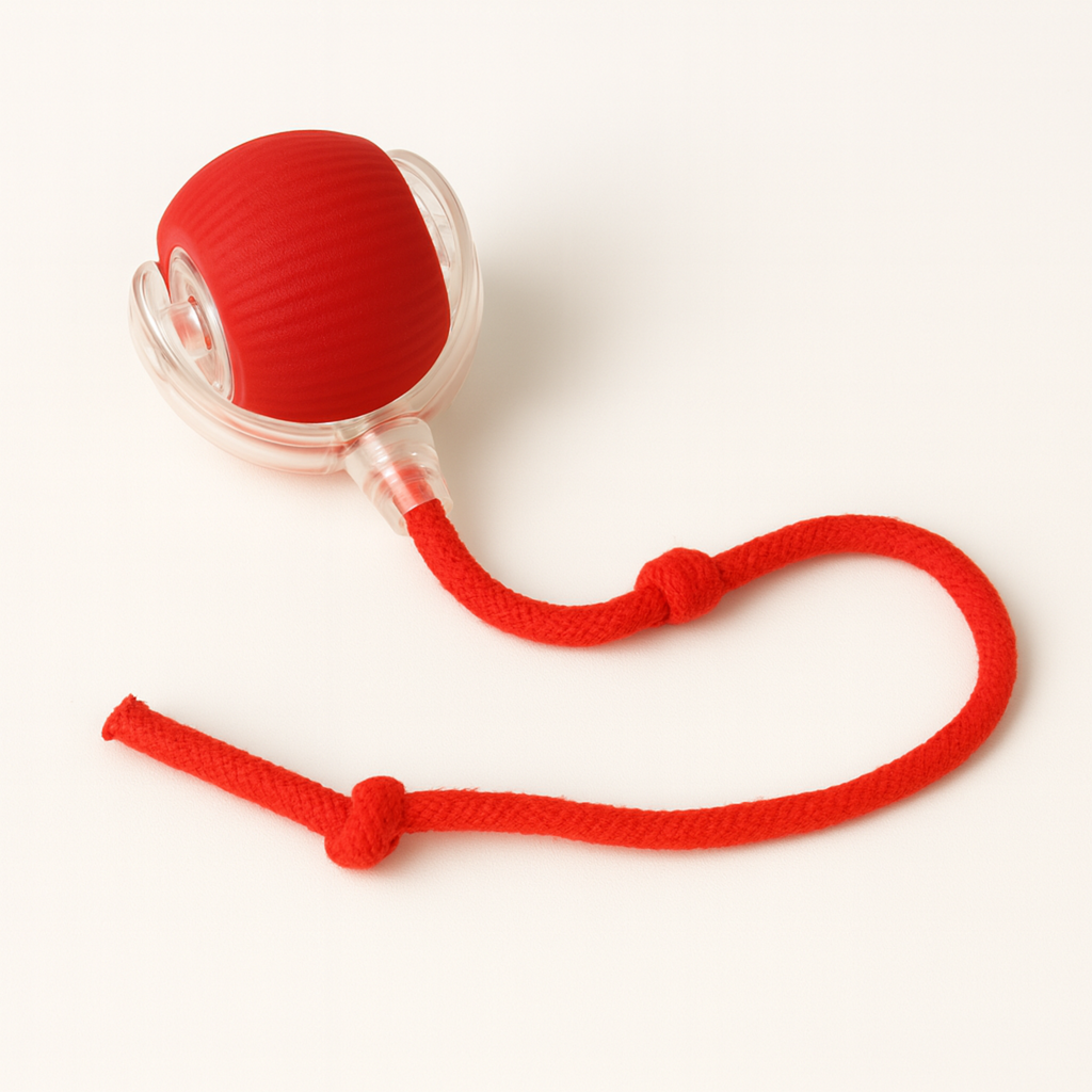 Smart Cat Toy - Rechargeable Automatic Ball with Interactive Mouse Tail