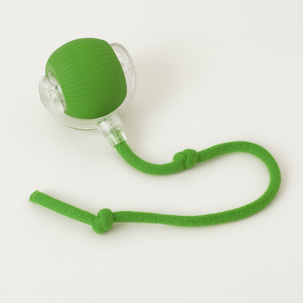Smart Cat Toy - Rechargeable Automatic Ball with Interactive Mouse Tail