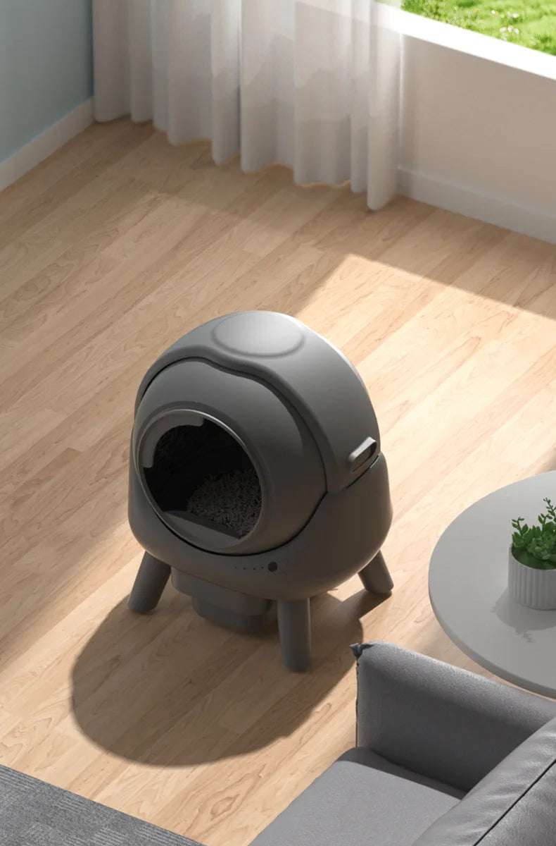 Premium Smart Cat Litter Box Self-Cleaning Easy Clean App-Controlled Large Capacity Odor Removal Smart Monitoring Safety