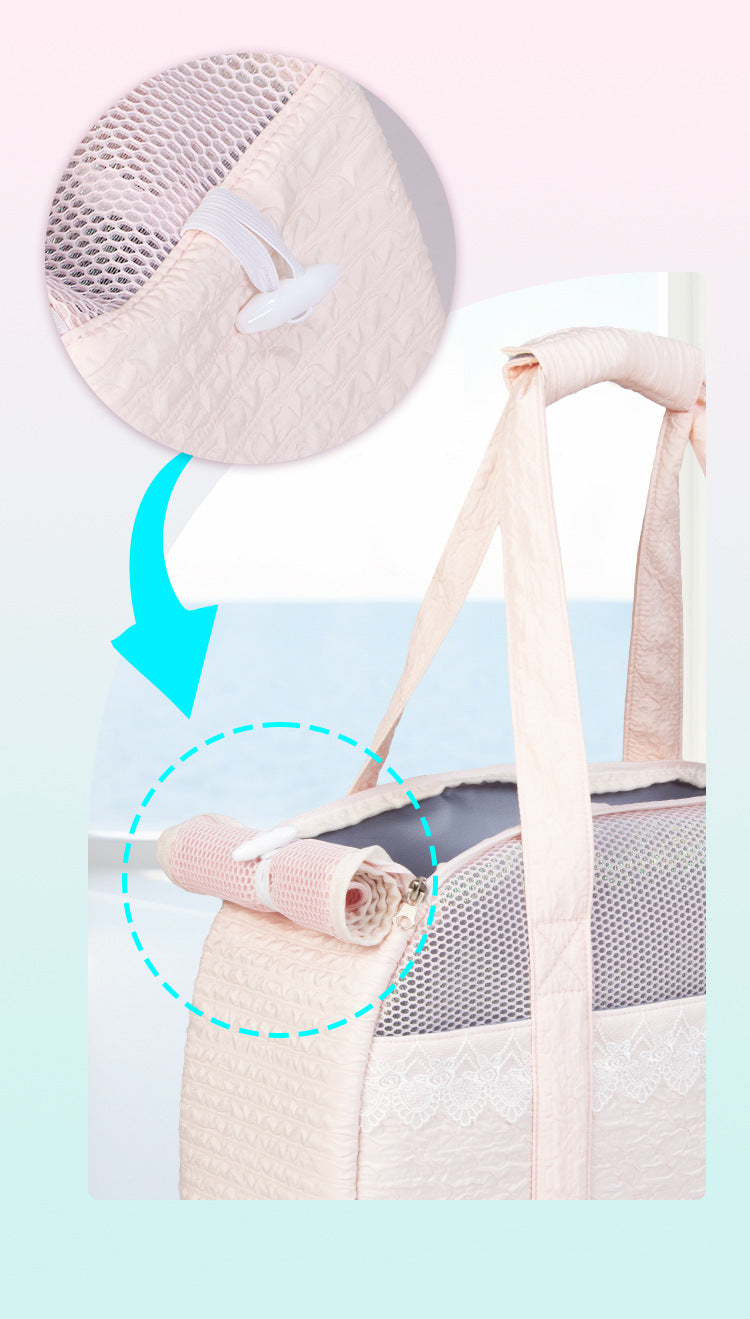 Sac à Chat en Dentelle Sac à Chat Petit Sac pour Chien Sac pour Chien Respirant Sac à Chat Portable Sac à Dos pour Animaux de Compagnie à l'Épaule
