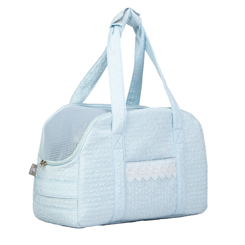 Sac à Chat en Dentelle Sac à Chat Petit Sac pour Chien Sac pour Chien Respirant Sac à Chat Portable Sac à Dos pour Animaux de Compagnie à l'Épaule