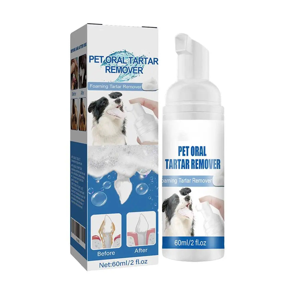 Teeth Cleaning Pet Dental Calculus Foaming Oral Hygiene Breath Fresher 1/2/3pcs 60ml Pet Dental Tartar Oral Spray For Cat Dogs