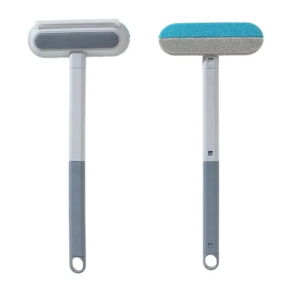 Pet Hair Removal Set Tool Reusable Static Removal Gloves Double-Sided Cat Grooming Gloves Remove Dog Fur Hair for Carpets Sofa