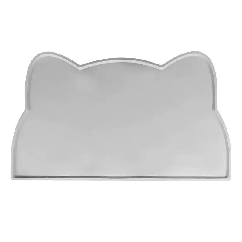 Tapis pour Chat en Silicone de Qualité Alimentaire Anti-dérapant Imperméable Anti-fuite pour Chats et Chiens Tapis de Gamelle Facile à Nettoyer