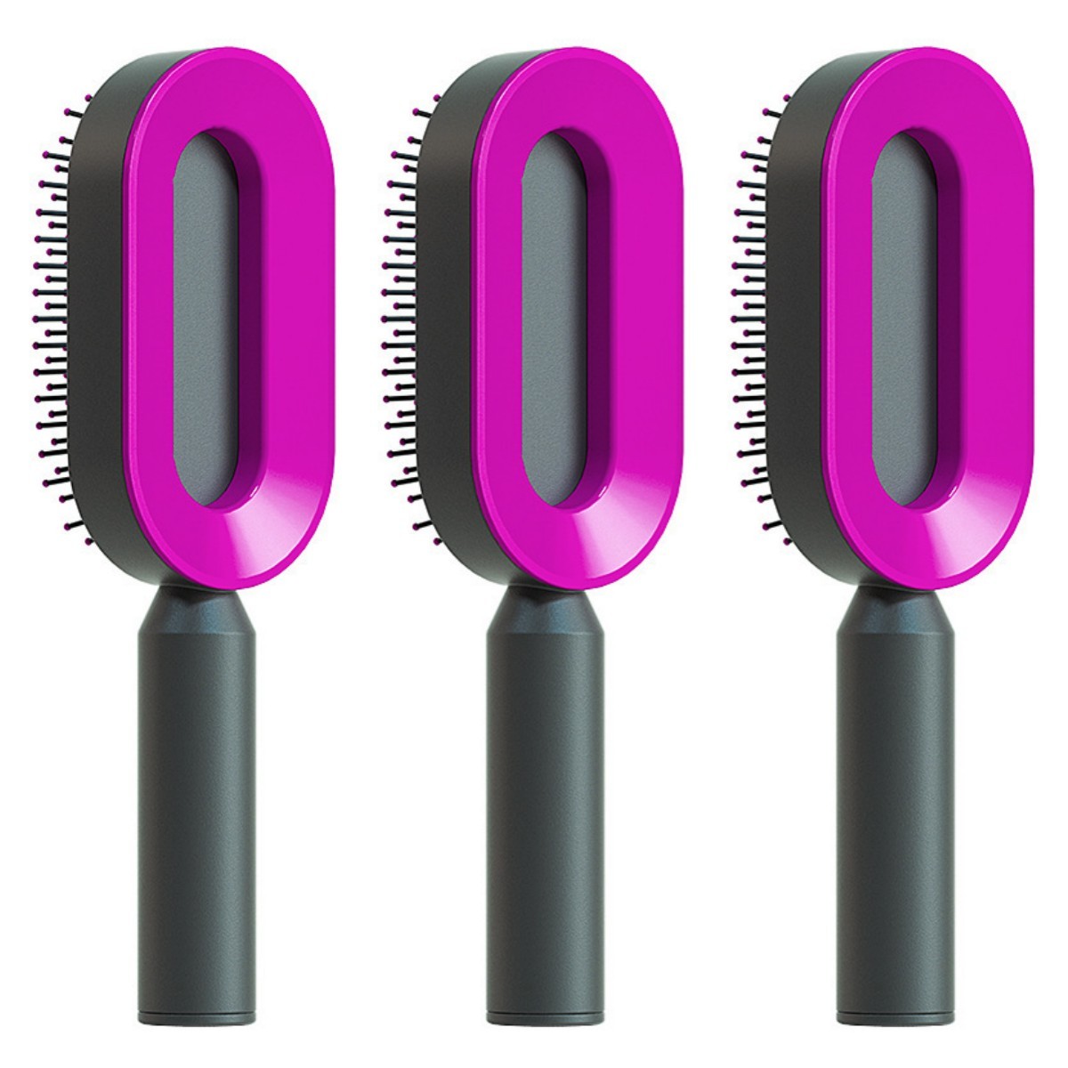 Brosse Auto-Nettoyante 3D – L’Allié Idéal pour des Cheveux Sains et Sans Douleur